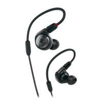 PROFESSIONAL IN-EAR MONITOR HEADPHONES, FLEXIBLE MEMORY CABLE